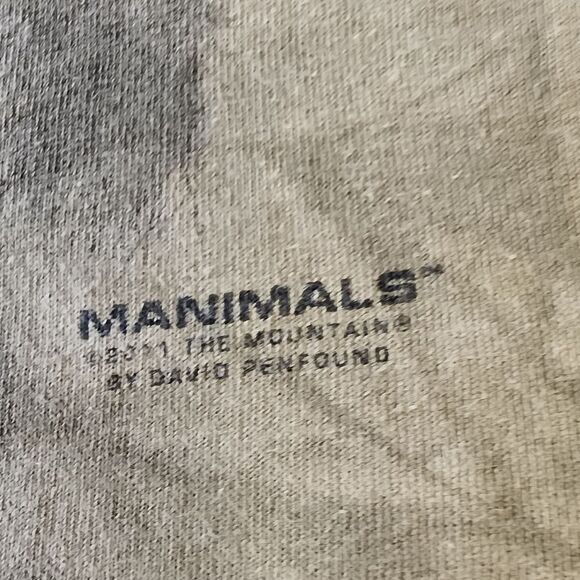 The Mountain Manimals Lion Graphic Tshirt Size Medium 2011 By David Penfound - Picture 3 of 7